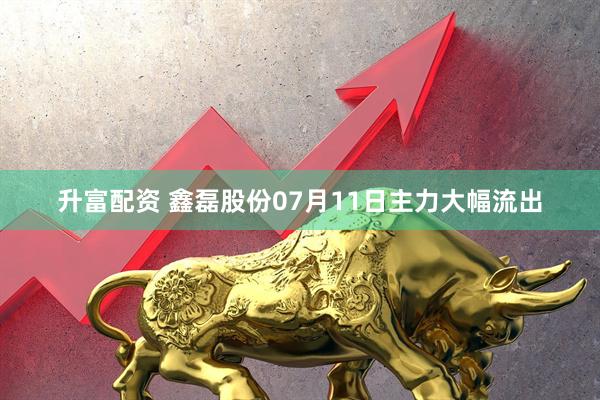 升富配资 鑫磊股份07月11日主力大幅流出